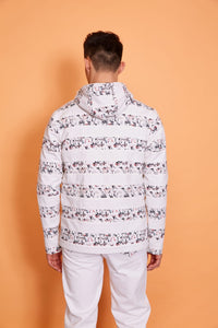 Lavanya Coodly Men > Apparel > Outerwear > Coats Lavanya Coodly Adam Graffiti Men's Cotton Canvas Jacket
