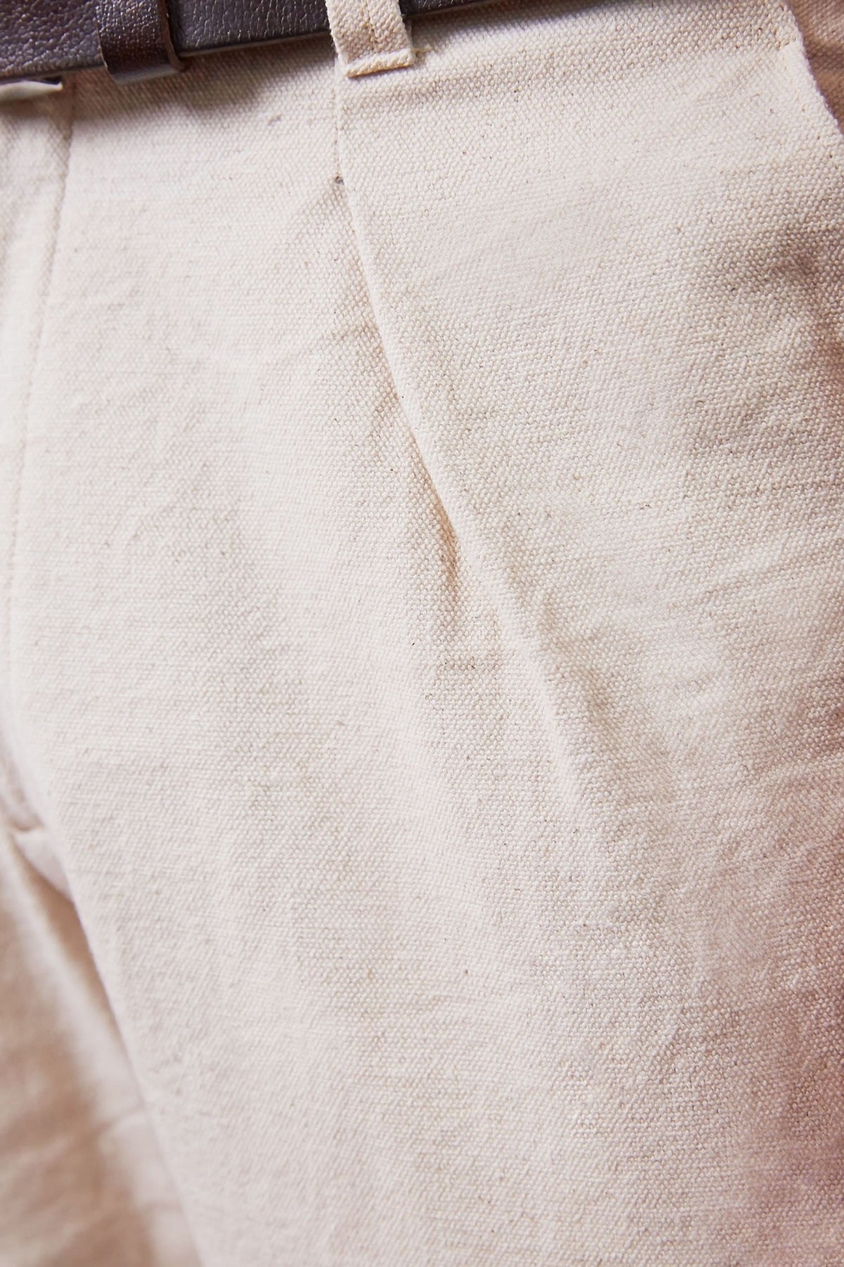Lavanya Coodly Men > Apparel > Pants Lavanya Coodly Men's Patrick Pants in Ivory Hued Cotton
