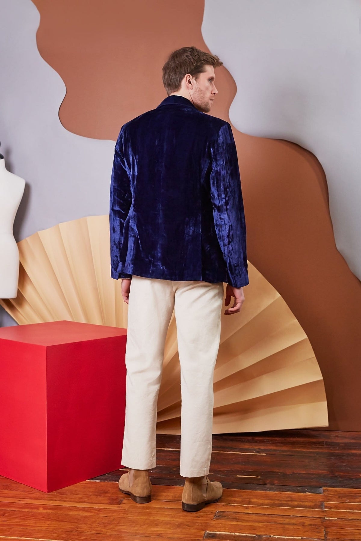 Lavanya Coodly Men > Apparel > Pants Lavanya Coodly Men's Patrick Pants in Ivory Hued Cotton
