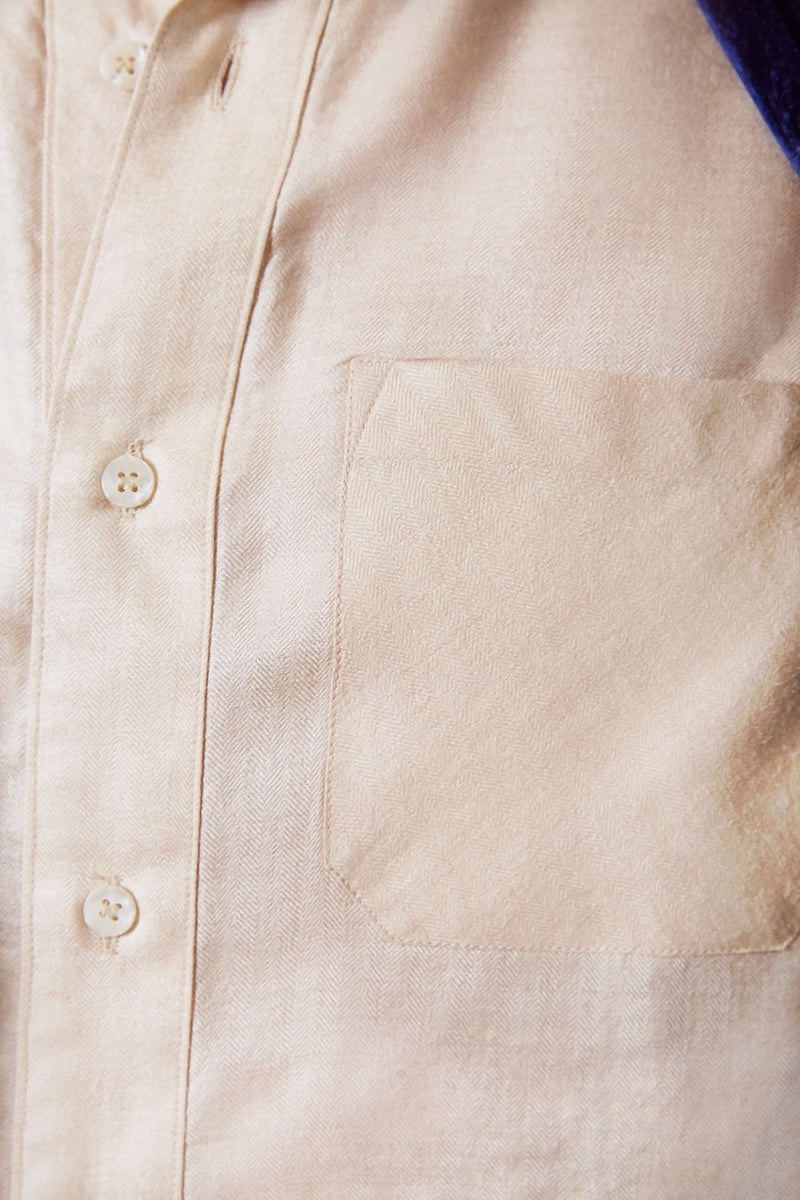 Lavanya Coodly Men > Apparel > Shirts & Tops L / Wheat Lavanya Coodly Men's Pearson Shirt Wheat Hued Silk