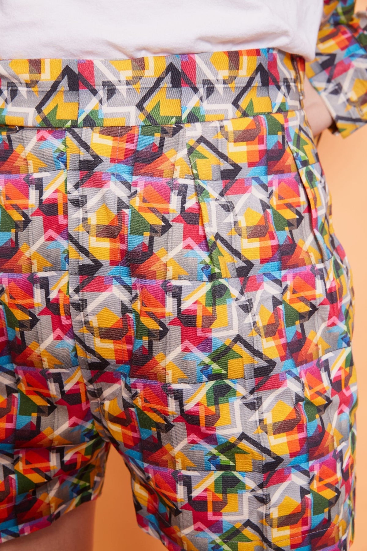 Lavanya Coodly Shorts Lavanya Coodly Men's Multicolor Spencer Shorts in Cotton Twill