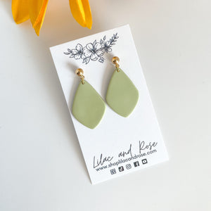 Lilac and Rose Lilac and Rose Green Lucy Earrings