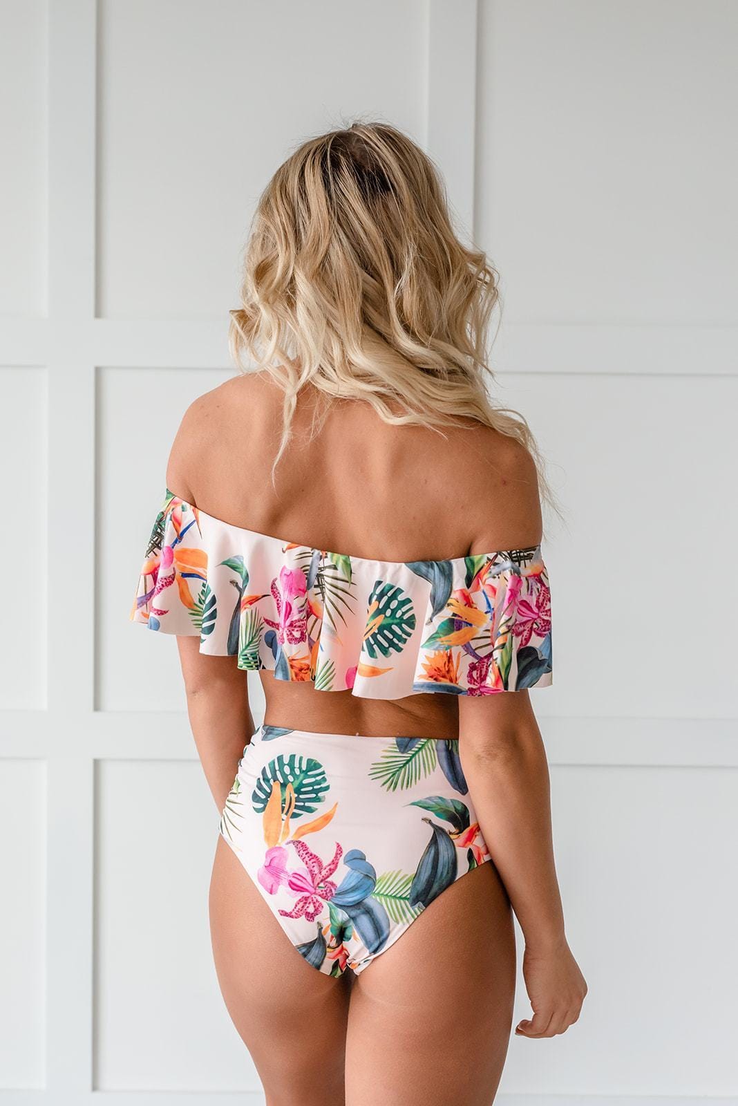 Living Free Beauty Women's Fashion - Women's Clothing - Tops & Tees Malibu Kisses Floral Bikini Top | LFB