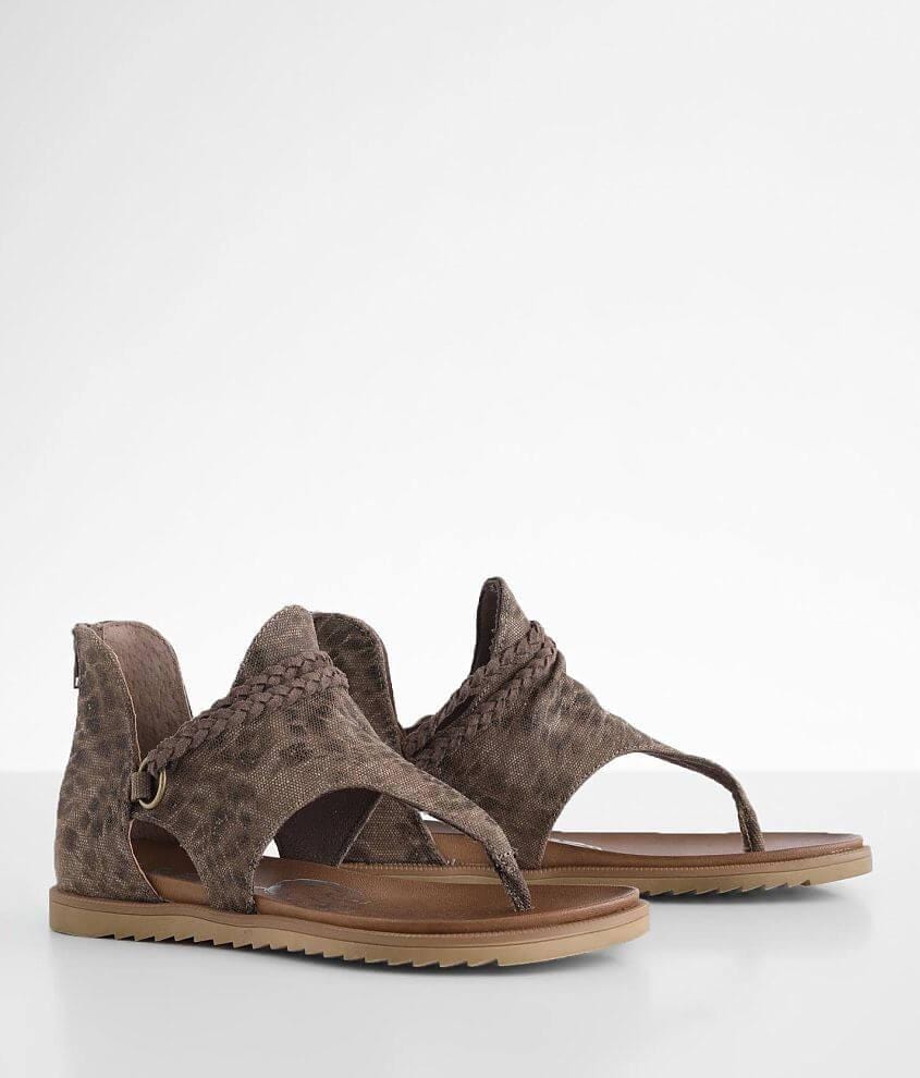Living Free Beauty Women's Fashion - Women's Shoes - Women's Sandals Sariah Leopard Print Sandals- Taupe | LFB