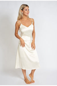 M.USE Apparel & Accessories > Clothing > Dresses M.USE Leonie One Pearl Satin Slip Dress