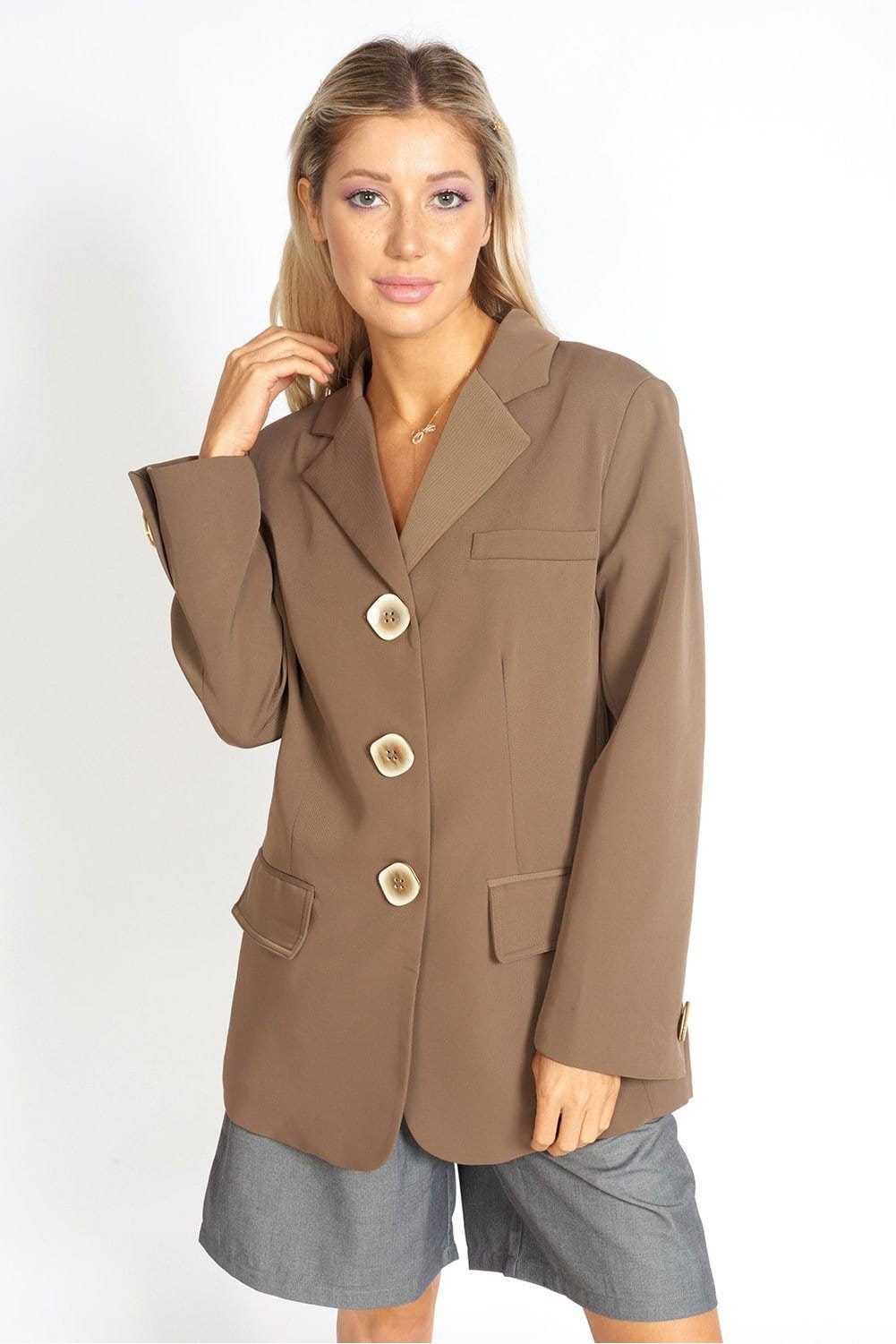 M.USE Apparel & Accessories > Clothing > Outerwear > Coats & Jackets M.USE Take Me Seriously Oversized Blazer
