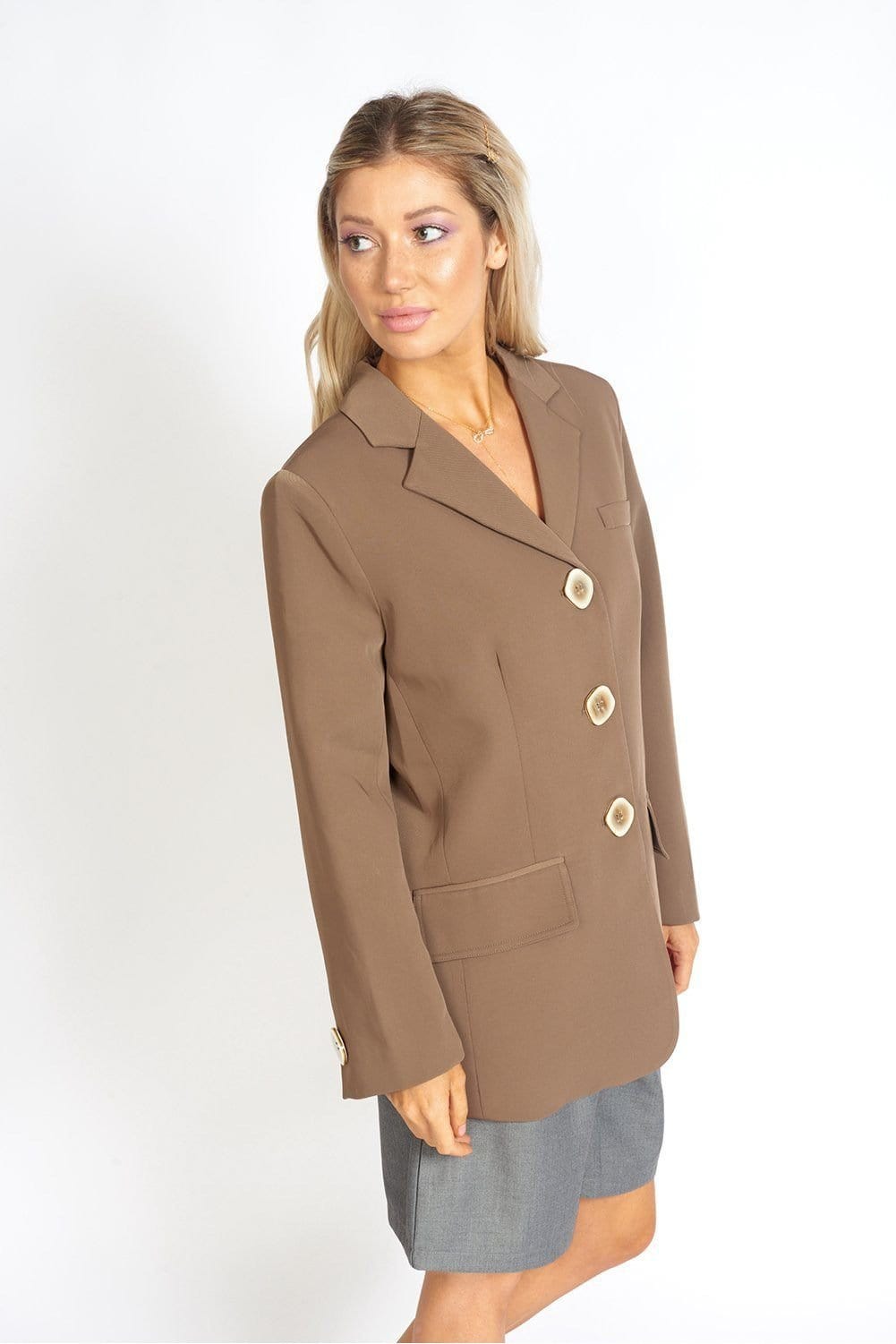 M.USE Apparel & Accessories > Clothing > Outerwear > Coats & Jackets M.USE Take Me Seriously Oversized Blazer