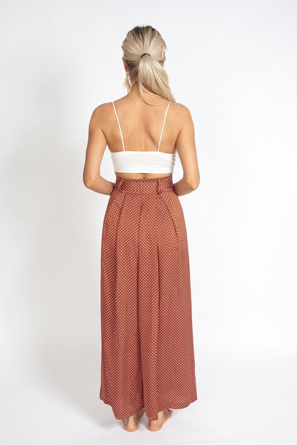 M.USE Apparel & Accessories > Clothing > Pants M.USE Alessandra Wide Leg Slit Pants