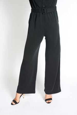 M.USE Apparel & Accessories > Clothing > Pants M.USE Office Day Easy Black Wide Leg Pants