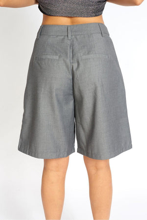M.USE Apparel & Accessories > Clothing > Shorts M.USE Loose Cut Cloth Bermuda Shorts