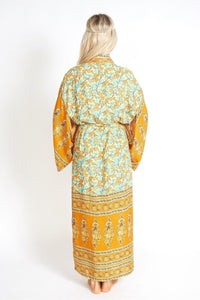 M.USE Apparel & Accessories > Clothing > Sleepwear & Loungewear > Robes M.USE Mia Bohemian Floral Print Kimono Style Robe