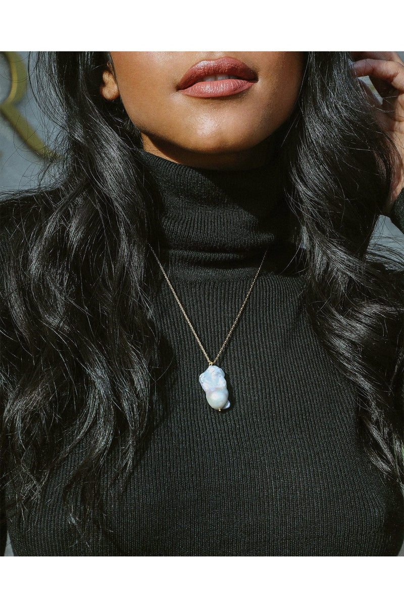 M.USE Apparel & Accessories > Jewelry > Necklaces M.USE Eden Minimalistic Natural Pearl Necklace