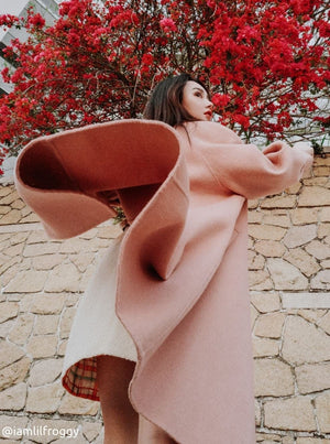 M.USE Clothing Audrey Balloon Sleeve Wool Coat | M.USE