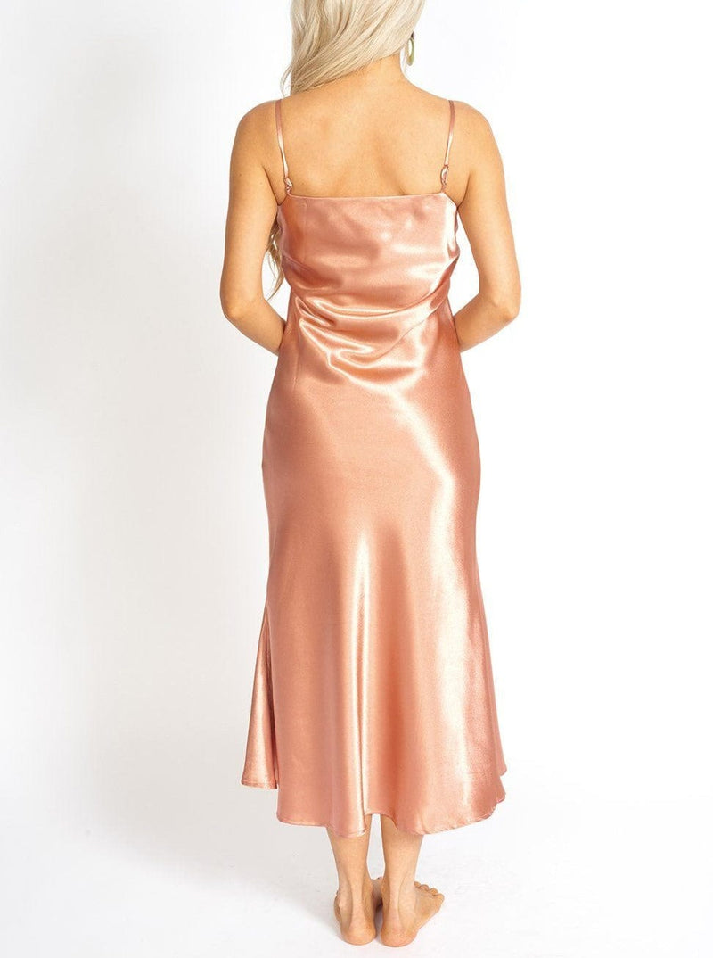 M.USE Women's Dress M.USE Valentina Satin Slip Dress