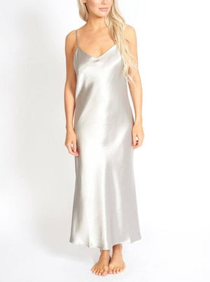 M.USE Women's Dress XS / Silver M.USE Valentina Satin Slip Dress