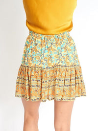 M.USE Women's Skirt M.USE Mia Bohemian Floral Print Mini Skirt