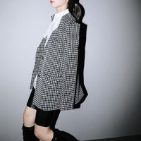 marigoldshadows Women's Blazer Mikazuki Houndstooth Blazer