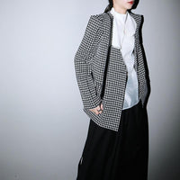 marigoldshadows Women's Blazer Mikazuki Houndstooth Blazer