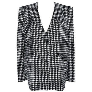 marigoldshadows Women's Blazer Mikazuki Houndstooth Blazer