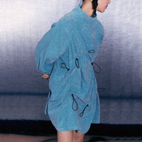 marigoldshadows Women's Dress Ayano Drawstring Long Sleeve Dress