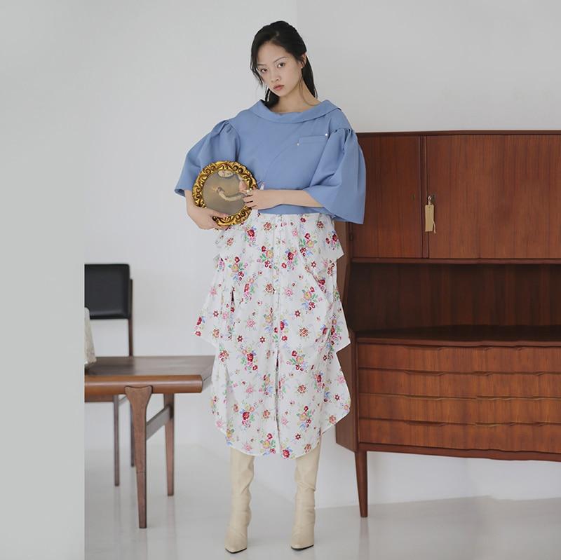 marigoldshadows Women's Dress Taiyo Loose Ruffle Sleeveless Dress