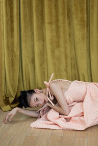 marigoldshadows Women's Dress Tsukiya Pleated Sleeveless Irregular Dress