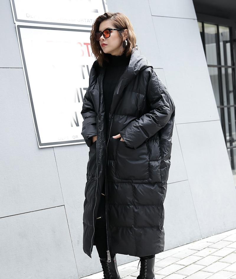 Marigoldshadows Women's Fashion - Women's Clothing - Jackets & Coats - Parkas Hina Loose Hooded Parka | Marigoldshadows
