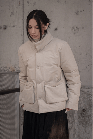 marigoldshadows Women's Outerwear Mitsuki Puffer Coat - Sand