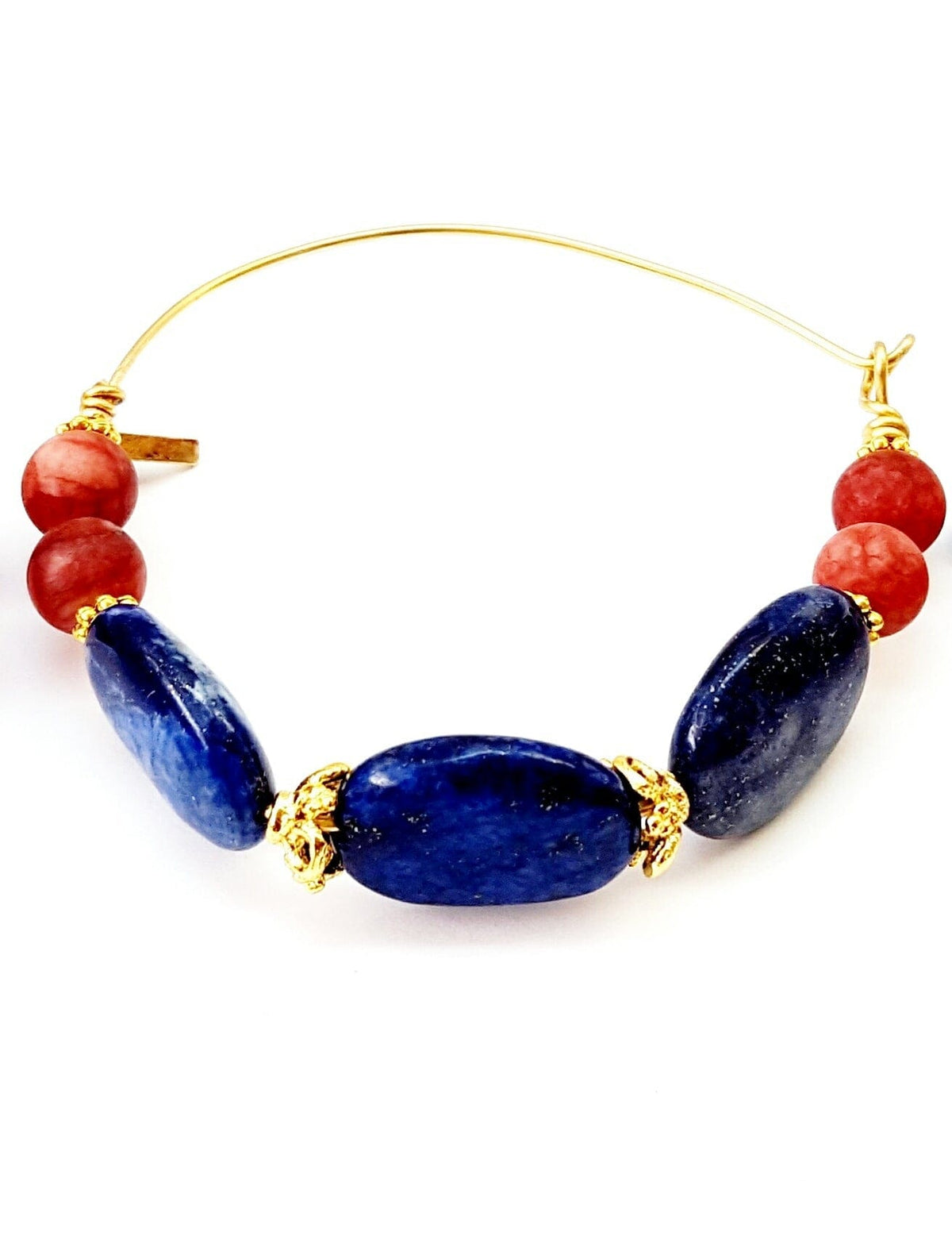 MINU Jewels Bracelets Lapis Pharos Semi-Cuff Bracelets