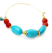 MINU Jewels Bracelets Turquoise Pharos Semi-Cuff Bracelets