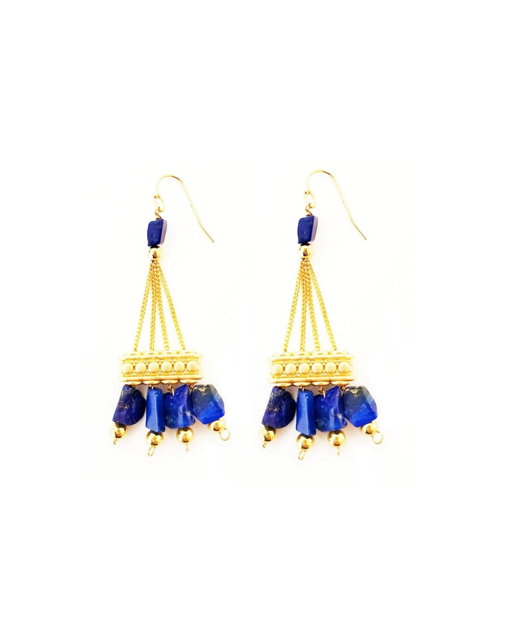 MINU Jewels Earrings Lapis Women's Xena Chandeliers Earrings in Turquoise or Lapis  | MINU