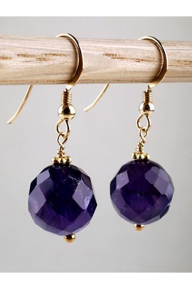 MINU Jewels Earrings MINU Jewels Amethyst Earrings on 14kt Gold Filled Wire