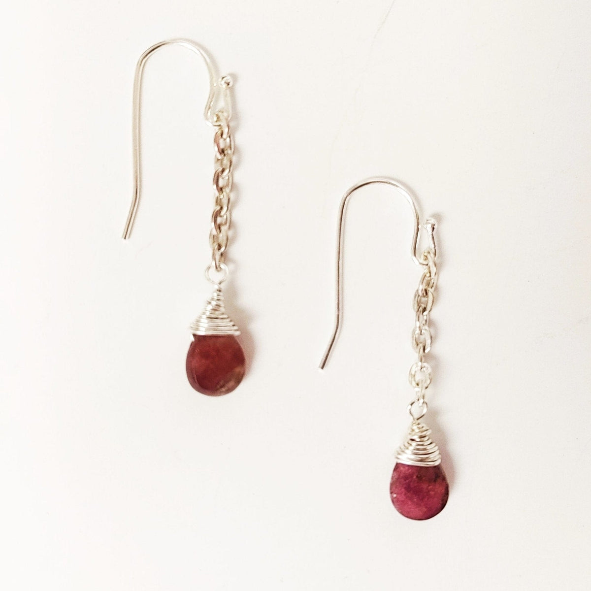 MINU Jewels Earrings Pink Raindrop Earrings