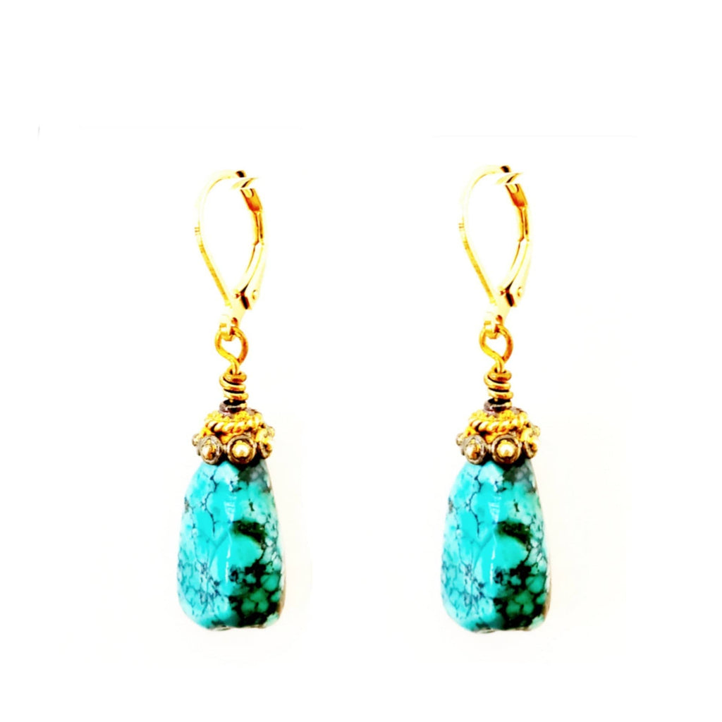 MINU Jewels Earrings Turquoise Nugget Earrings