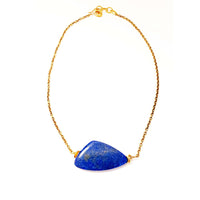 MINU Jewels Necklace MINU Jewels Alterado Necklace in Gold Plated Accents with Lapis