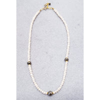MINU Jewels Necklace Pyrite Gemstone Perla Necklace