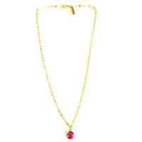 MINU Jewels Necklace Ruby Stone Drop Necklace