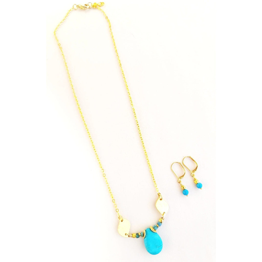 MINU Jewels Necklace Turquoise Gift Set