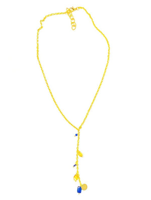 MINU Jewels Necklace Women's Luza Necklace in Lapis & Citrine | MINU