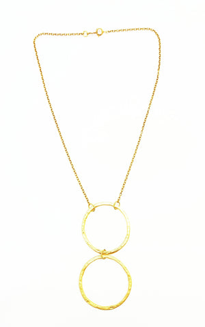 MINU Jewels Necklaces Gold Circles Necklace