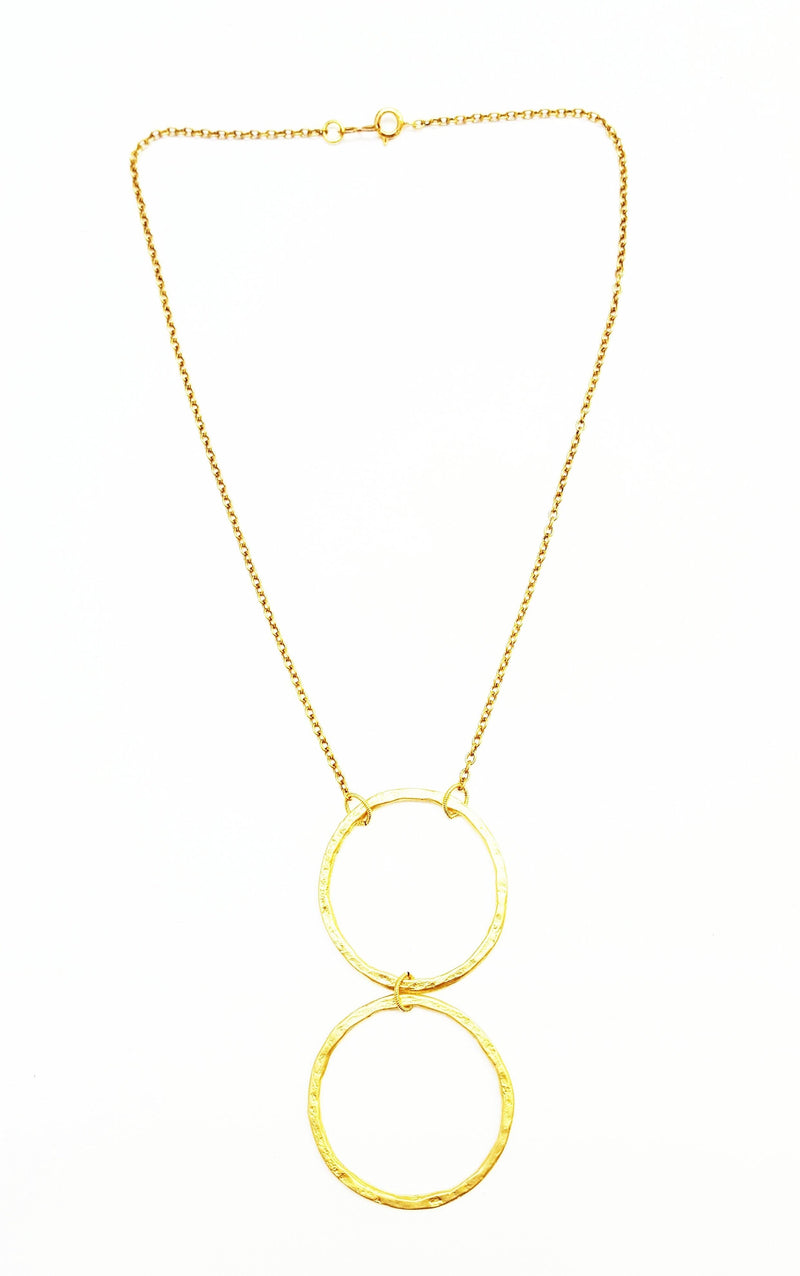 MINU Jewels Necklaces Gold Circles Necklace