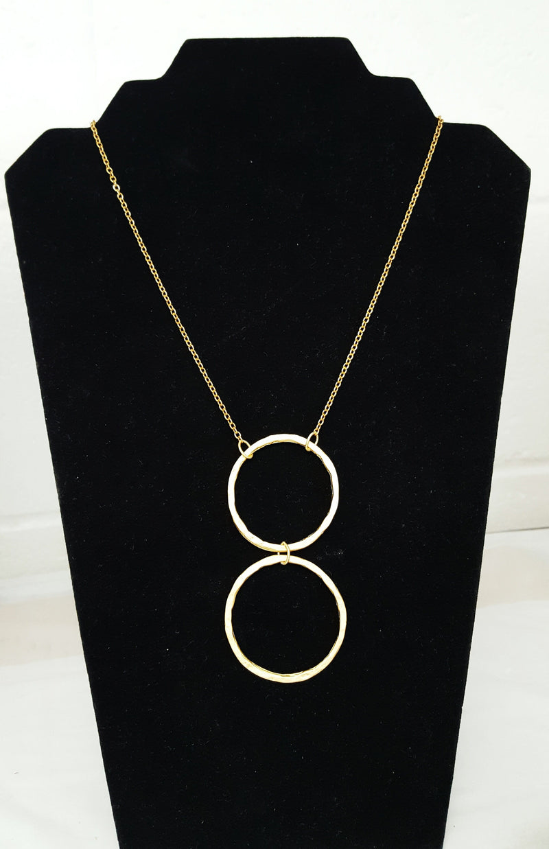 MINU Jewels Necklaces Gold Circles Necklace