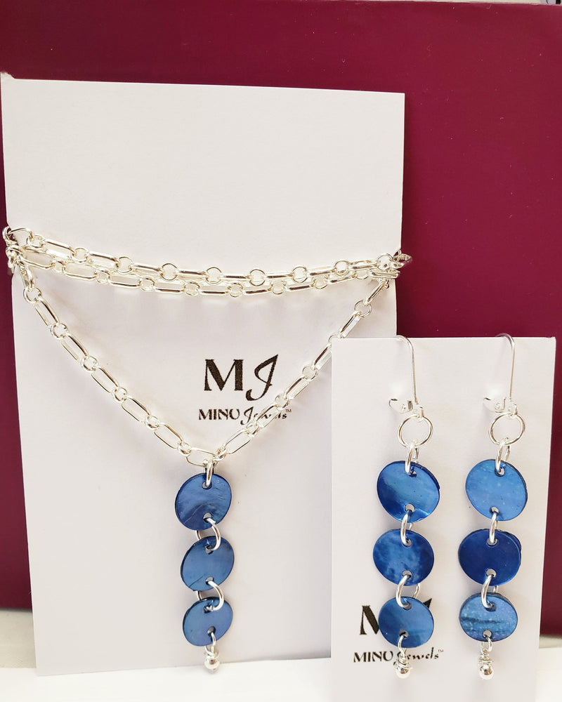 MINU Jewels Necklaces Women's Blue Shell Necklace | MINU