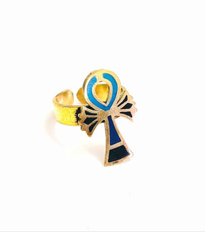 MINU Jewels Ring Egyptian Ankh Ring