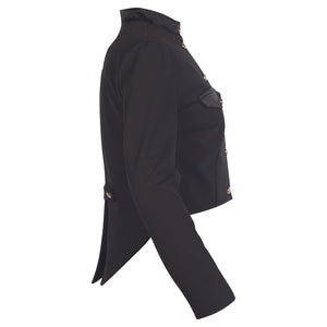 MUZA Women - Apparel - Outerwear - Jackets MUZA Black Wool Military Style Tailcoat Jacket