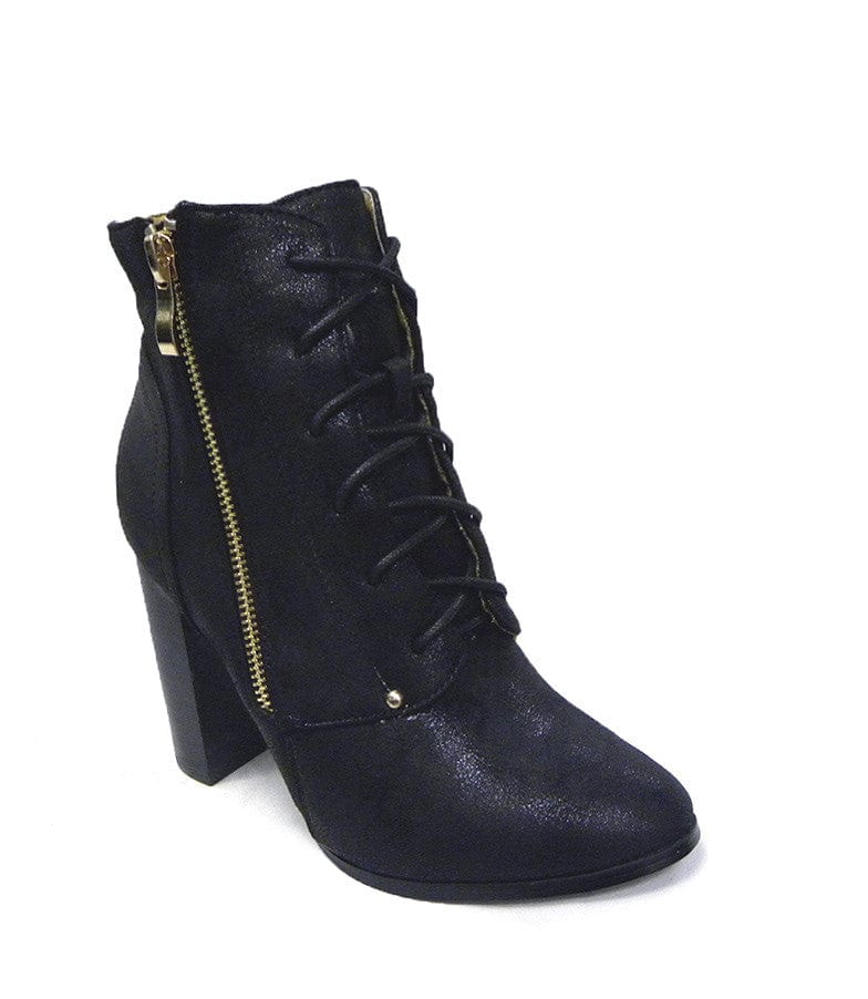 N.Y.L.A. Shoes BOOTIES NYLA Shoes Olygmala Shimmer Booties in Bronze or Black