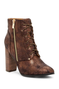 N.Y.L.A. Shoes BOOTIES NYLA Shoes Olygmala Shimmer Booties in Bronze or Black