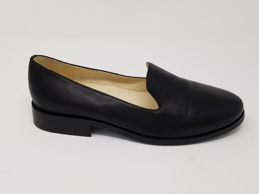 N.Y.L.A. SHOES FLATS 6 / Black Lea N.Y.L.A. Shoes Melrose Women's Memory Foam Leather Loafer - Colors Available