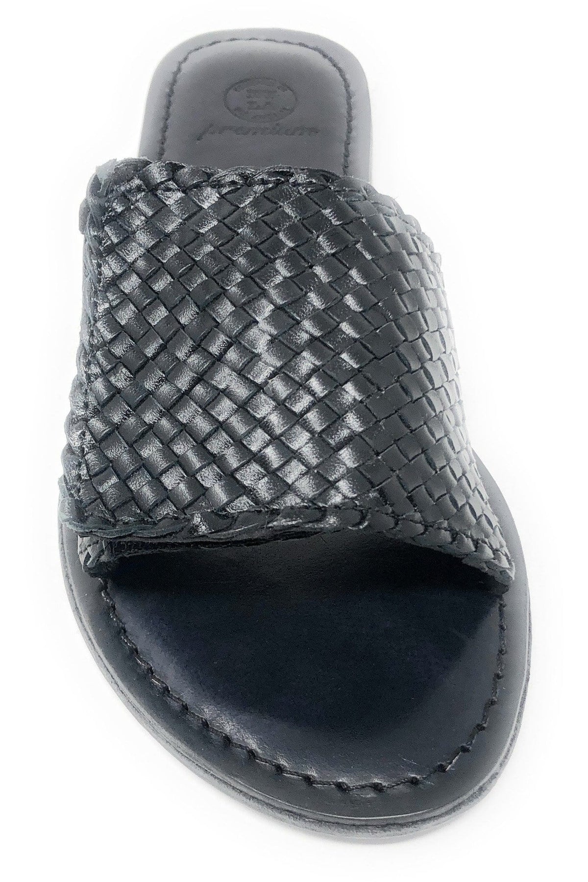 N.Y.L.A. SHOES SANDAL N.Y.L.A. Shoes Women's Avalon Full Woven Upper Mules in Black, Brown, Cheetah, or Natural Snake Print
