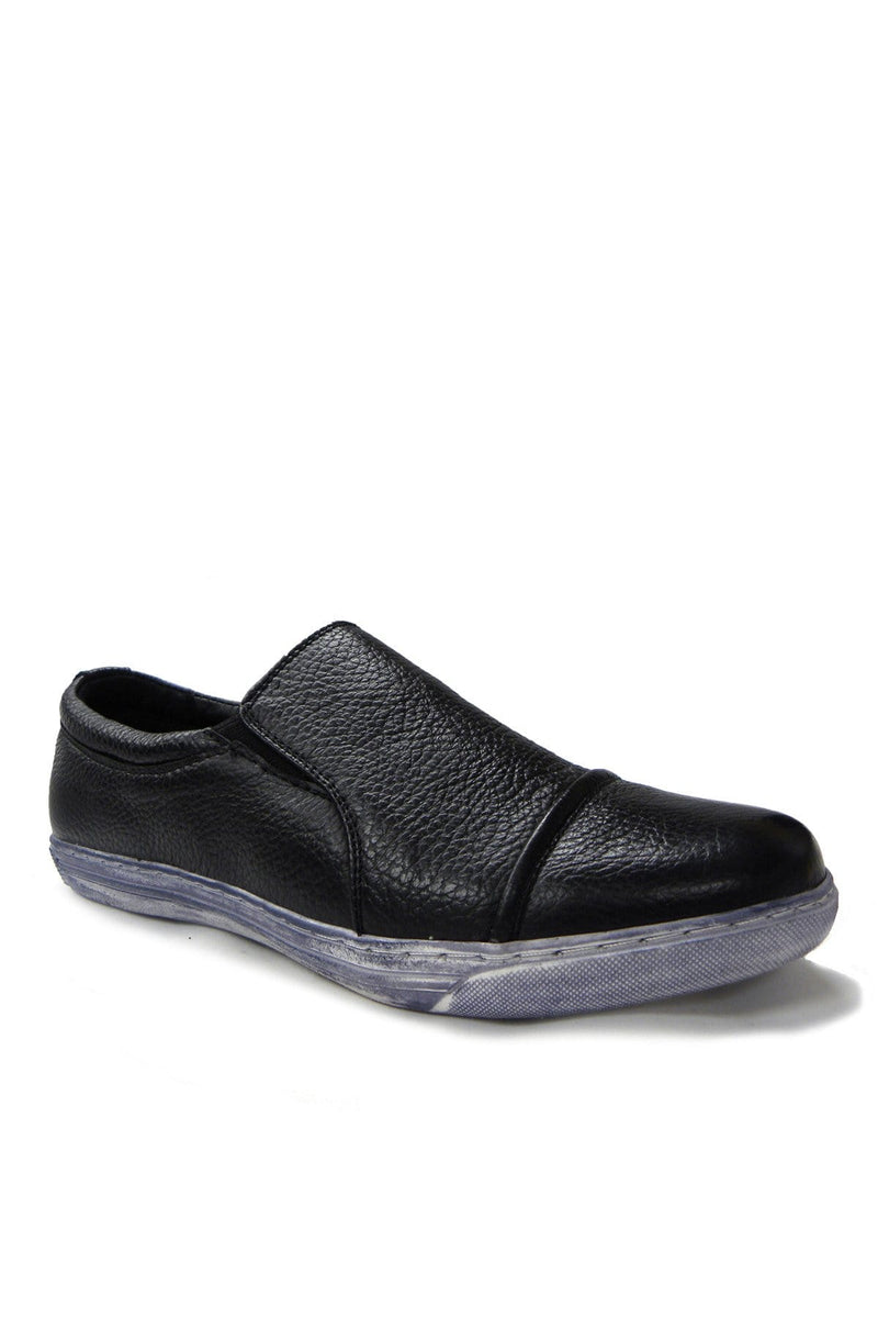 N.Y.L.A. SHOES Shoes N.Y.L.A. Shoes KEANAN Men's Loafers in Black with Flexible Leather Outsole